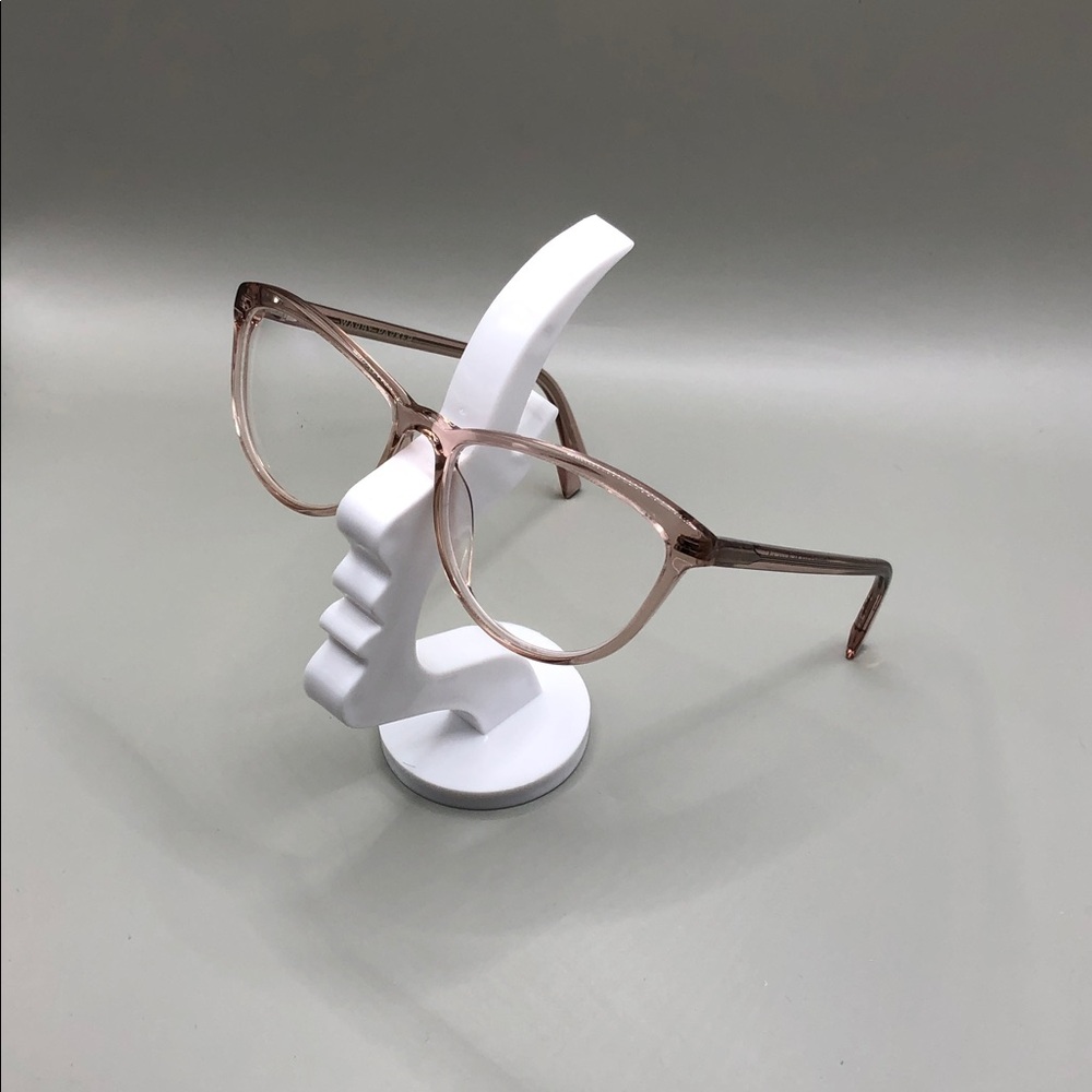 Warby Parker Louise 668 Cat Eye Pink Crystal Rose Water Eyeglasses FRAMES.